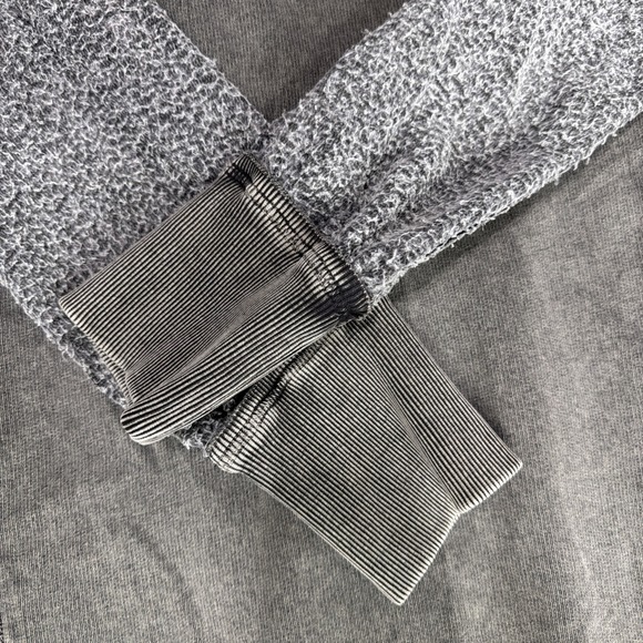 Free People Dreamy Black Cardi We The Free Cardigan Sz Large DEFECT READ - Picture 9 of 10